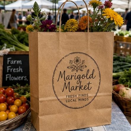 Custom printed gift bags in bulk