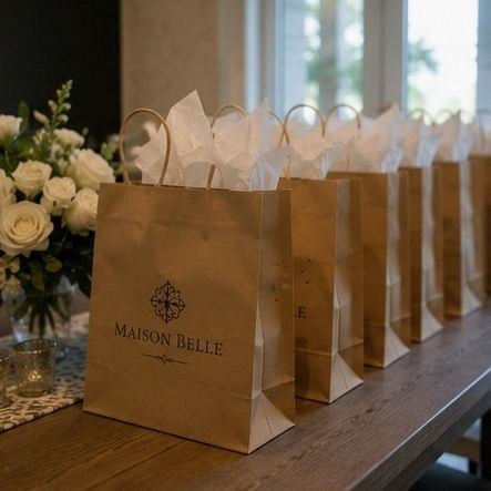 Gift bags with logo — customer photo